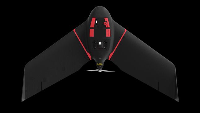 The eBee Ag fixed wing drone.